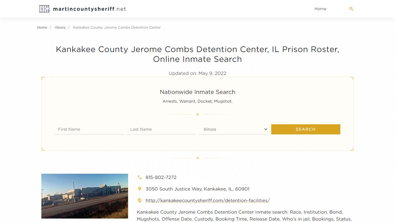 Kankakee County Jerome Combs Detention Center, IL Prison ...